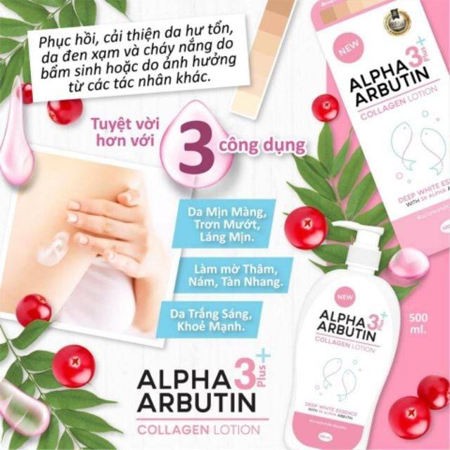 Alpha Arbutin Collagen Body Lotion 500ml